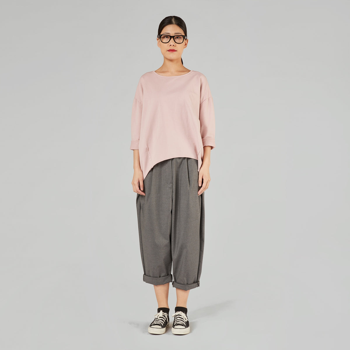 SWEATSHIRT WITH BACK SPLIT