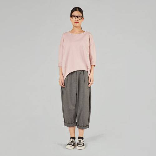 SWEATSHIRT WITH BACK SPLIT