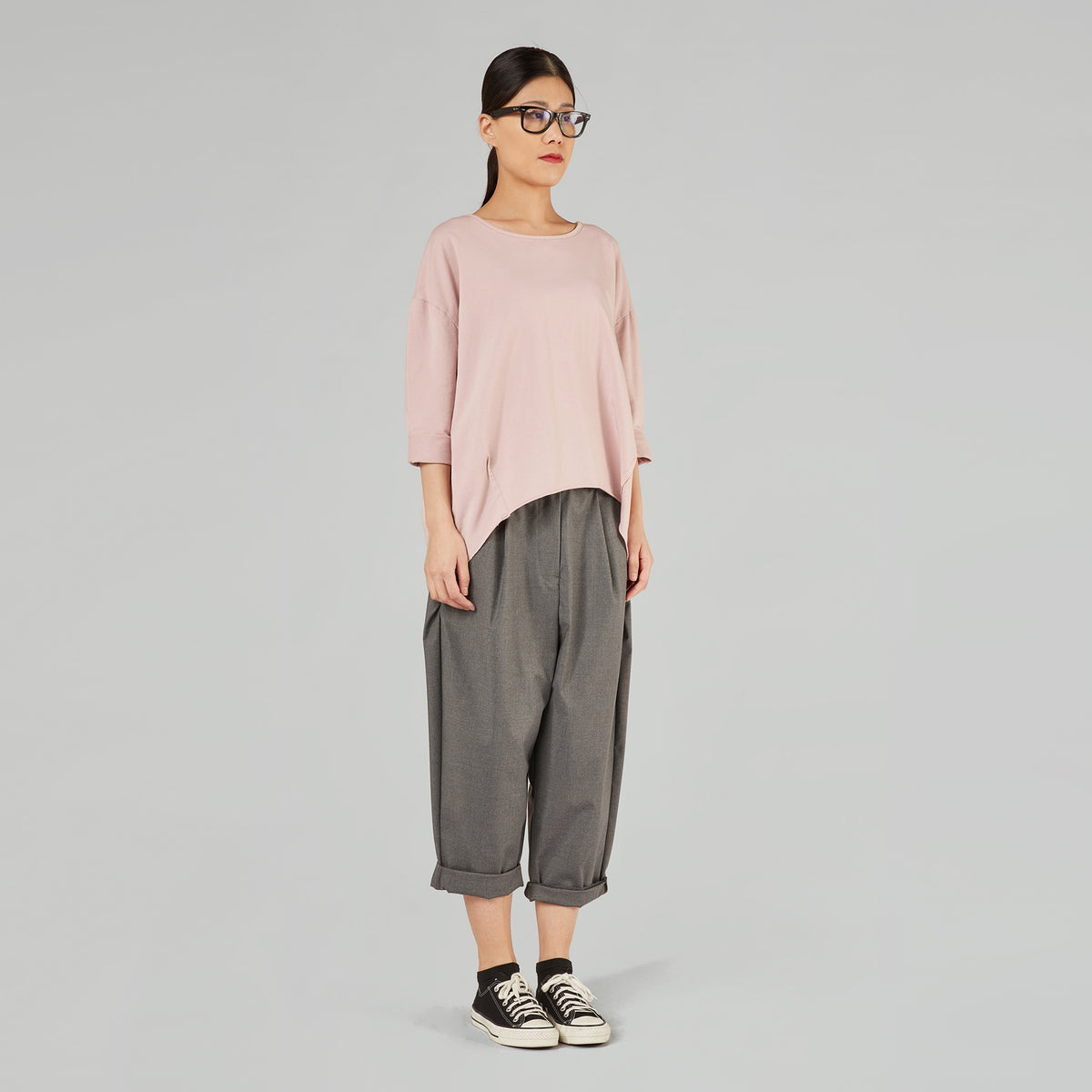 SWEATSHIRT WITH BACK SPLIT