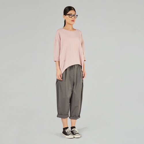 SWEATSHIRT WITH BACK SPLIT