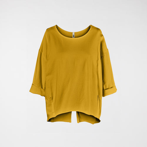 SWEATSHIRT WITH BACK SPLIT