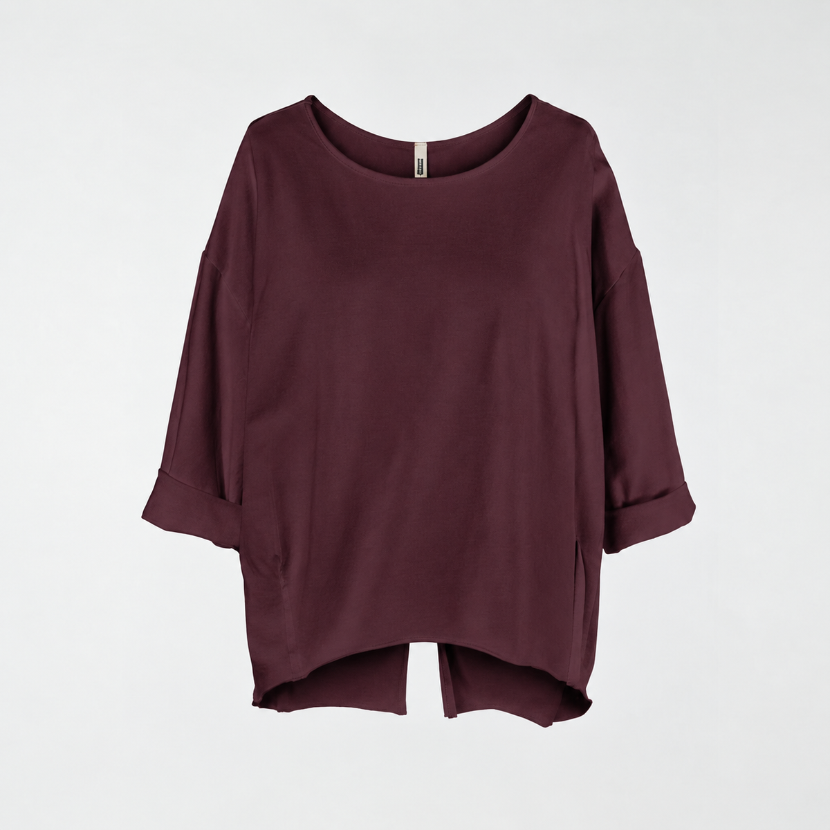 SWEATSHIRT WITH BACK SPLIT