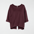 SWEATSHIRT WITH BACK SPLIT