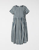 GINGHAM MIDI DRESS