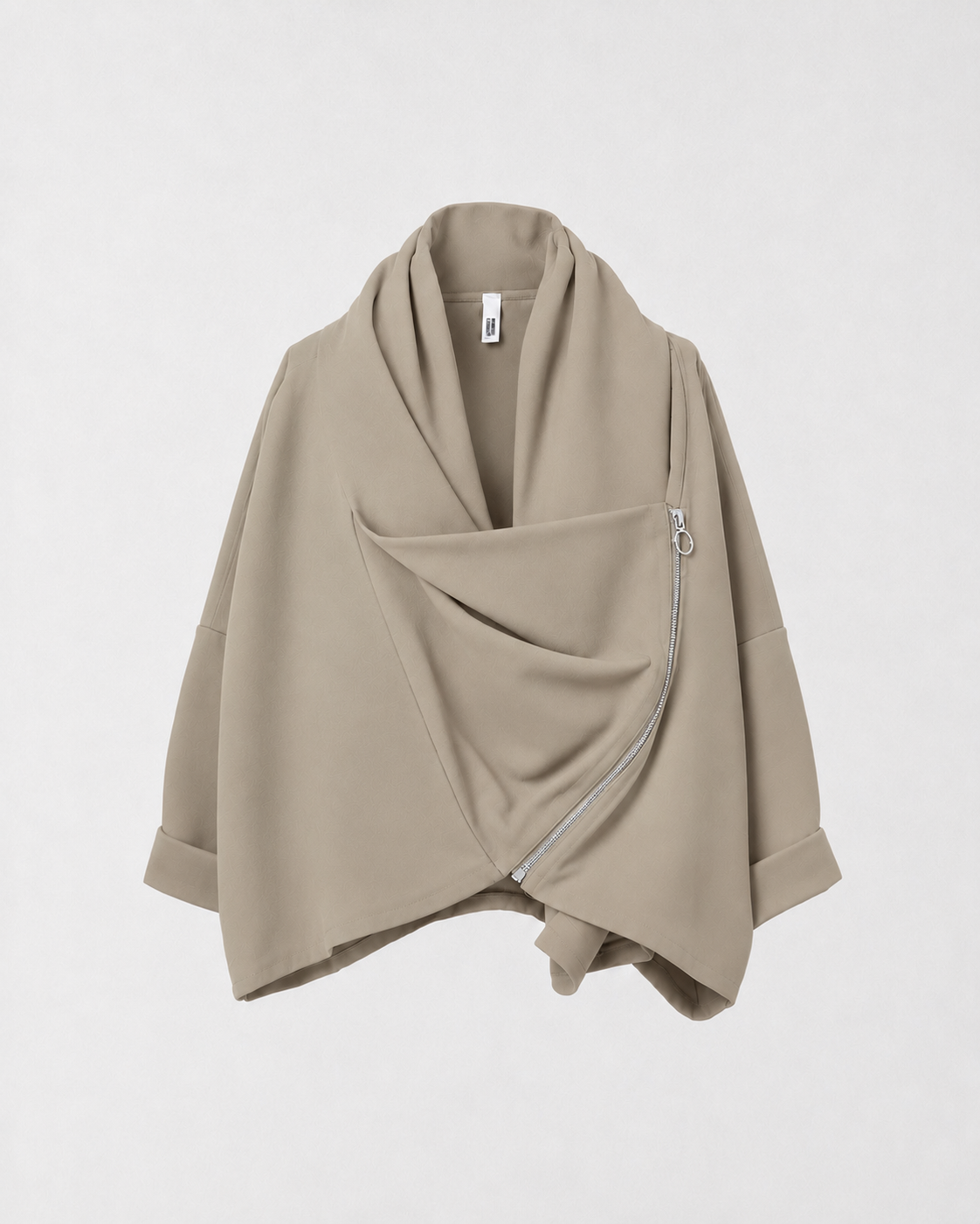 FELPA CON ZIP LATERALE