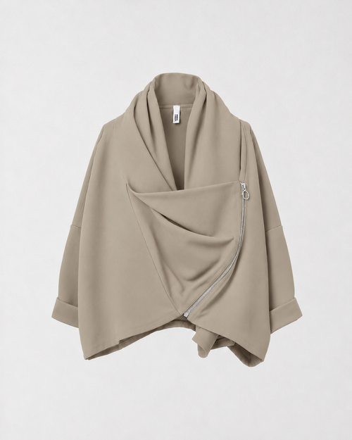 FELPA CON ZIP LATERALE