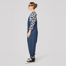 WIDE DUNGAREES IN LIGHTWEIGHT DENIM