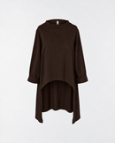 SWEATSHIRT IN STRETCH COTTON FABRIC LONGER ON THE BACK