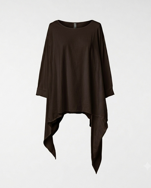 T-SHIRT MIT SEITENZEHEN