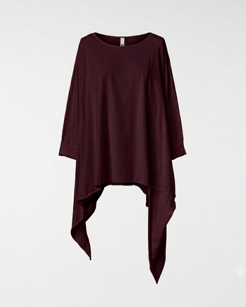 T-SHIRT MIT SEITENZEHEN