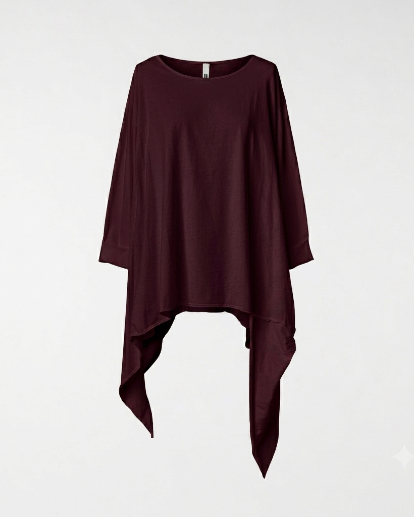 T-SHIRT MIT SEITENZEHEN