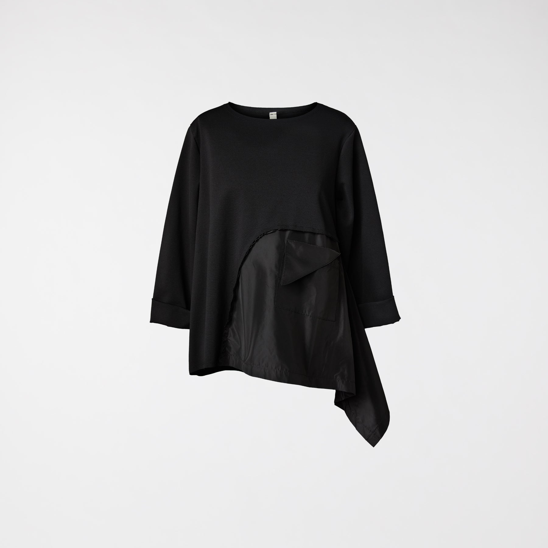 BLUSA CON DETTAGLIO IN TAFFETA'