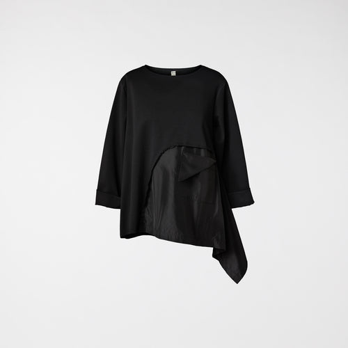 BLUSE MIT TAFTDETAIL