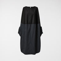 VESTIDO DE 2 TELAS SOBREAJUSTADO