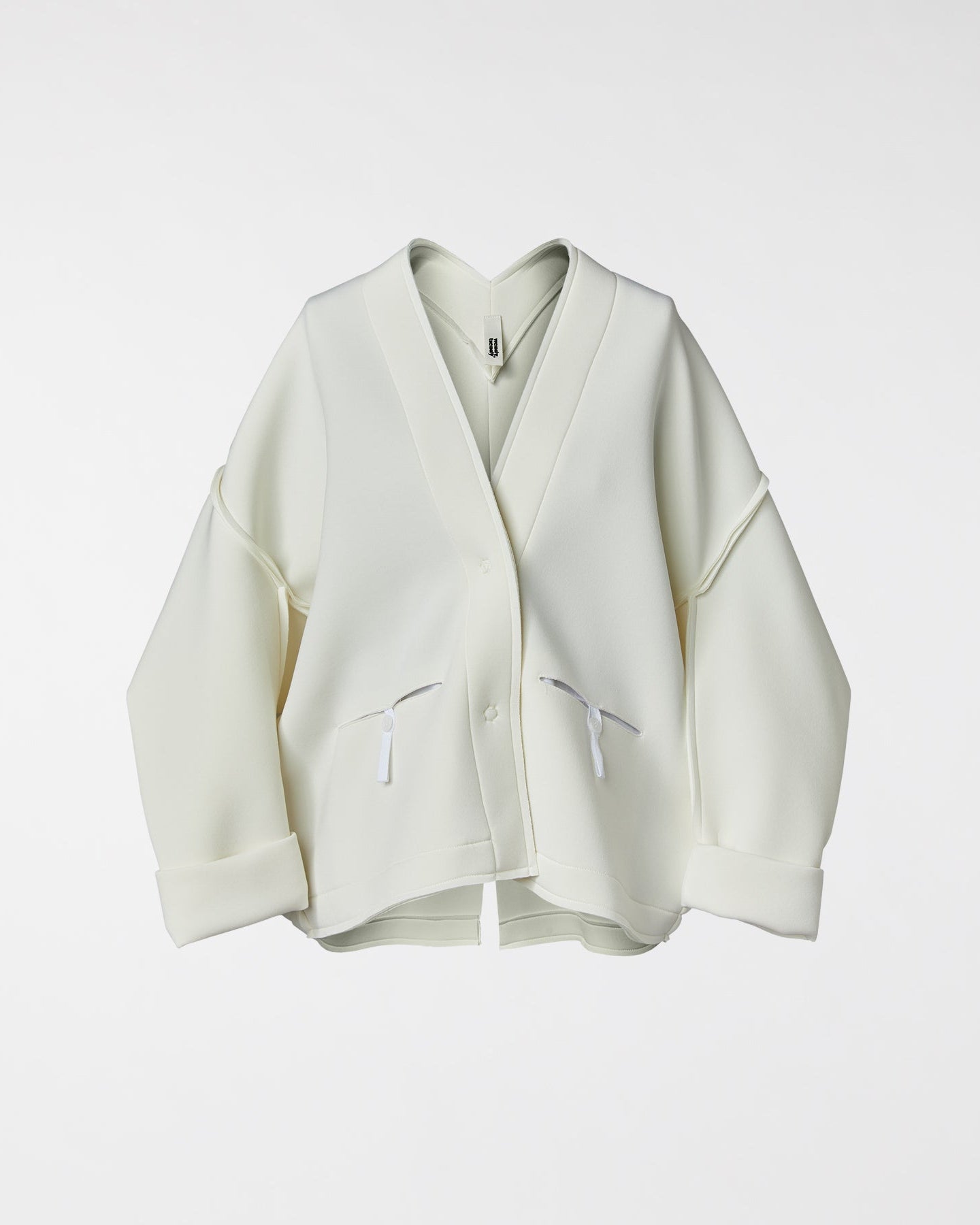 CROPPED JACKET IN NEOPRENE