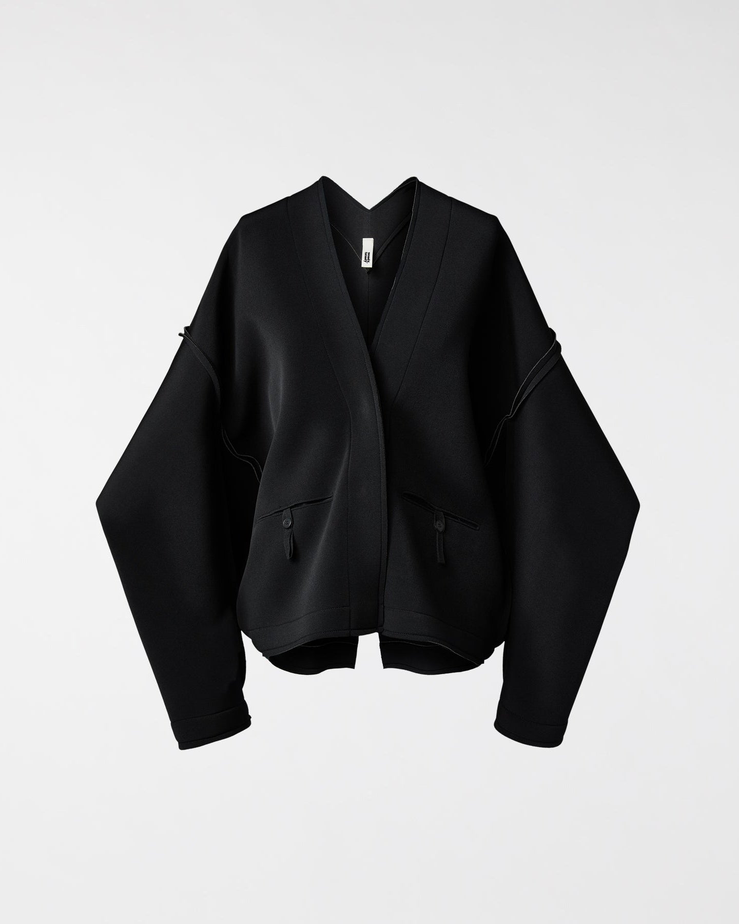 CROPPED JACKET IN NEOPRENE