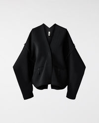 CROPPED JACKET IN NEOPRENE