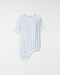 T-SHIRT WITH ELASTIC ON THE HEM