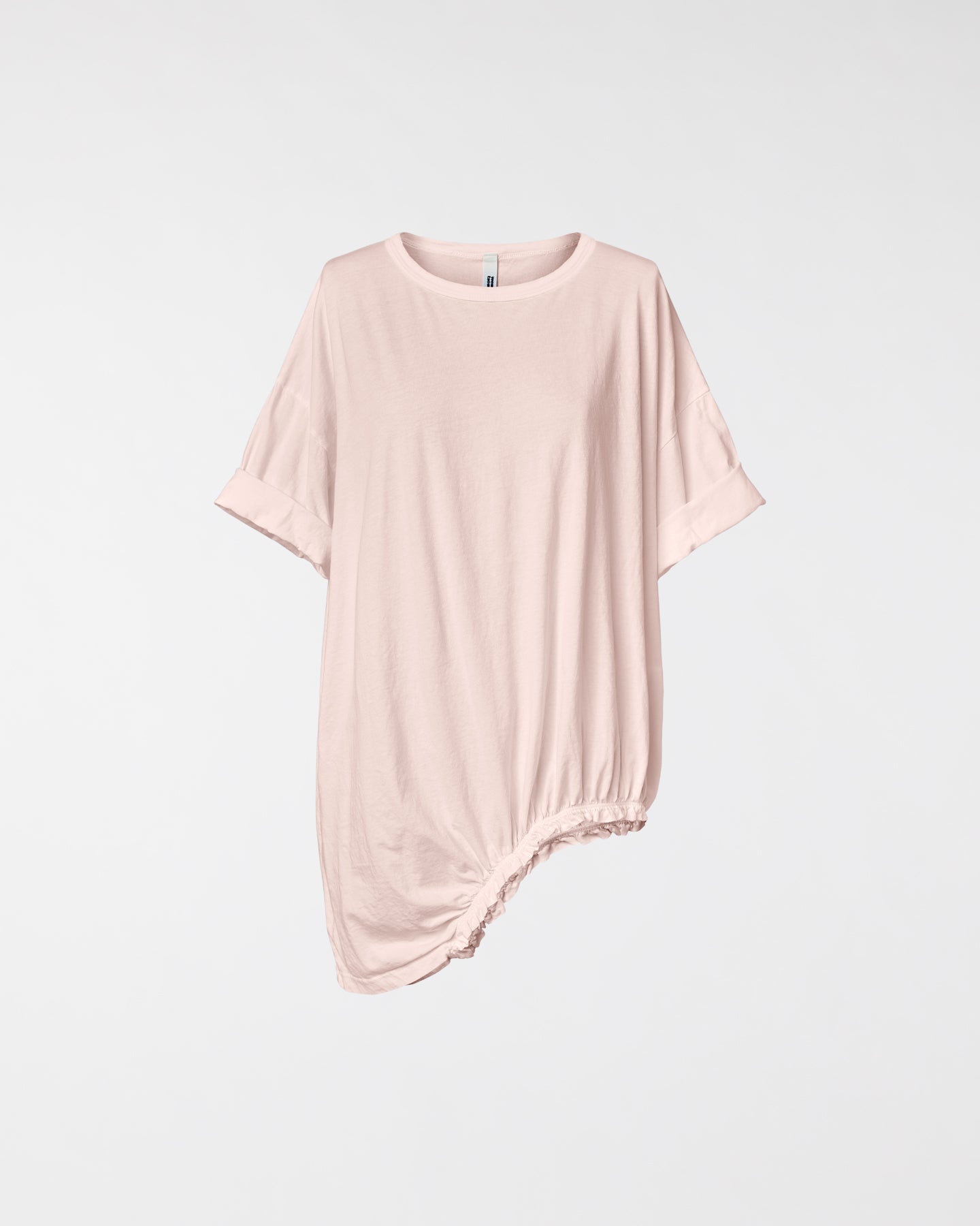 T-SHIRT MIT GUMMIBAND AM SAUM
