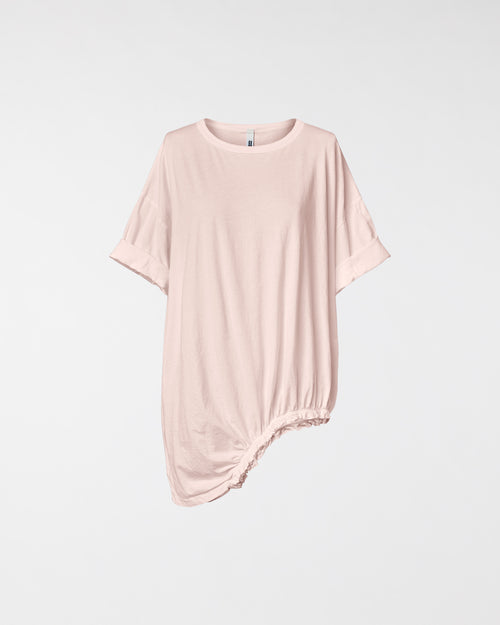 T-SHIRT MIT GUMMIBAND AM SAUM