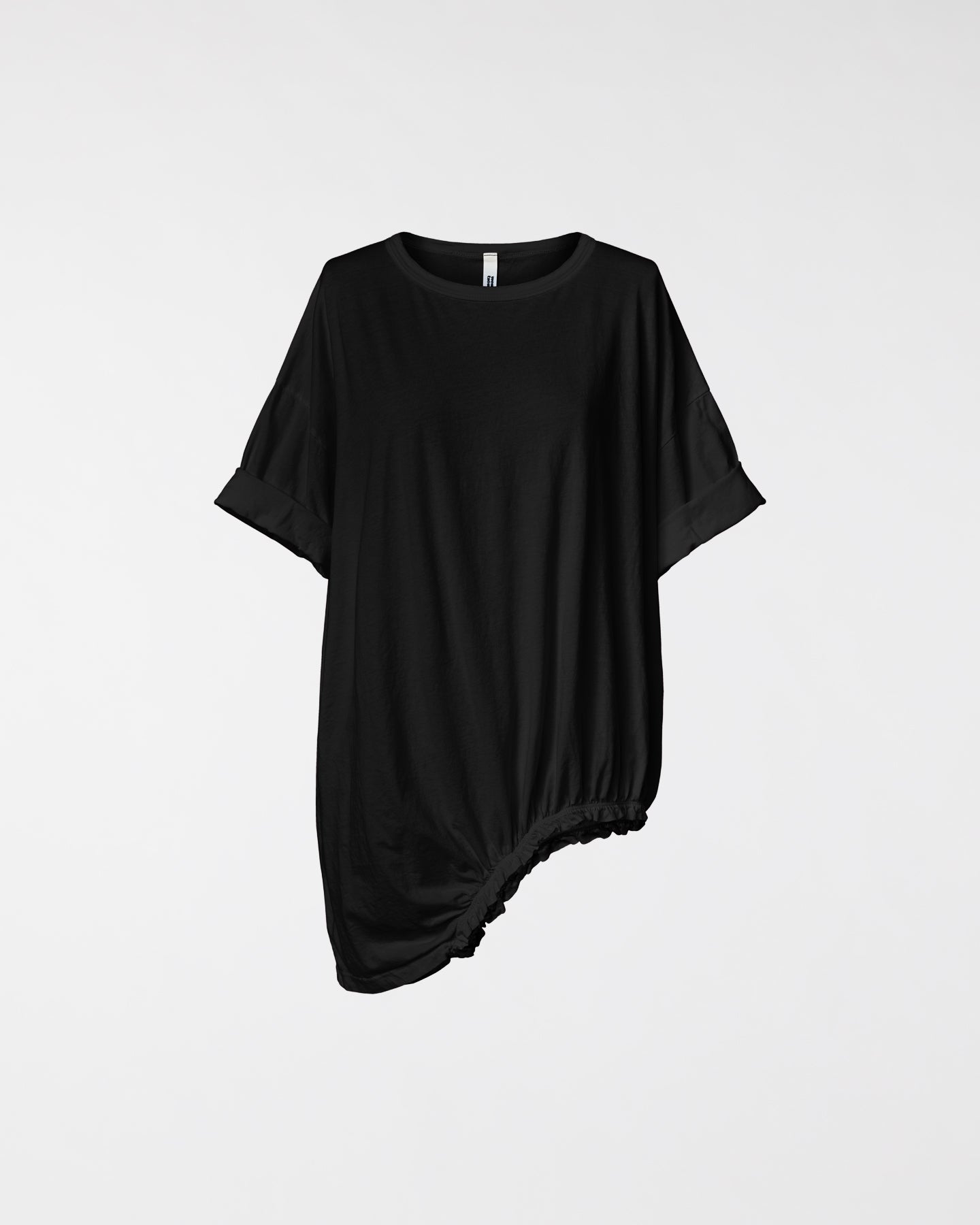 T-SHIRT MIT GUMMIBAND AM SAUM