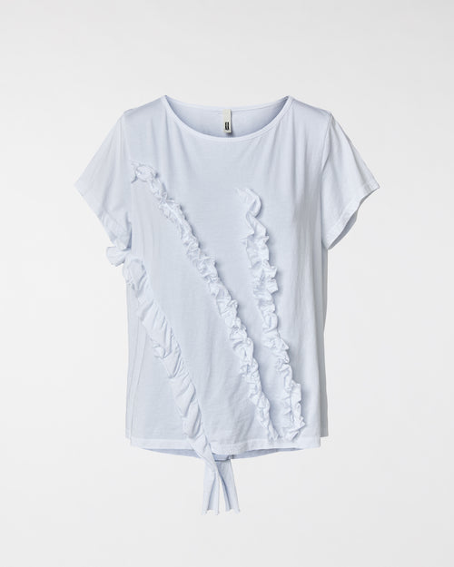 T-SHIRT WITH ROUCHES