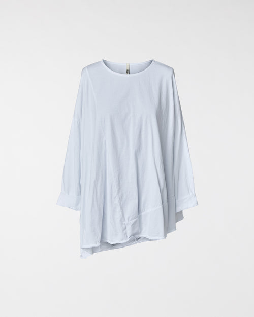 T-SHIRT MIT DRAPIERUNG AUF DER RÜCKSEITE