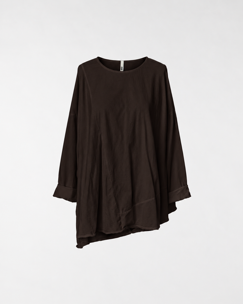 T-SHIRT MIT DRAPIERUNG AUF DER RÜCKSEITE