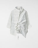 HEMD/JACKE AUS GESTREIFTEM STOFF