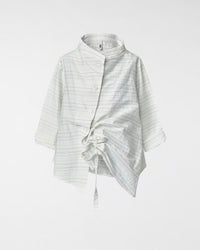 SHIRT/JACKET IN STRIPED FABRIC