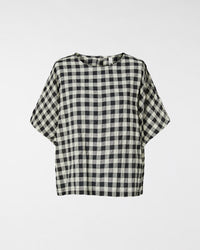 KARIERTE BLUSE AUS BAUMWOLLE