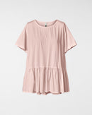 T-SHIRT WITH RUFFLE