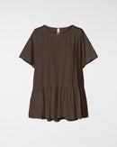 T-SHIRT WITH RUFFLE