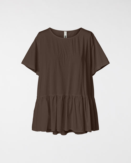 T-SHIRT WITH RUFFLE