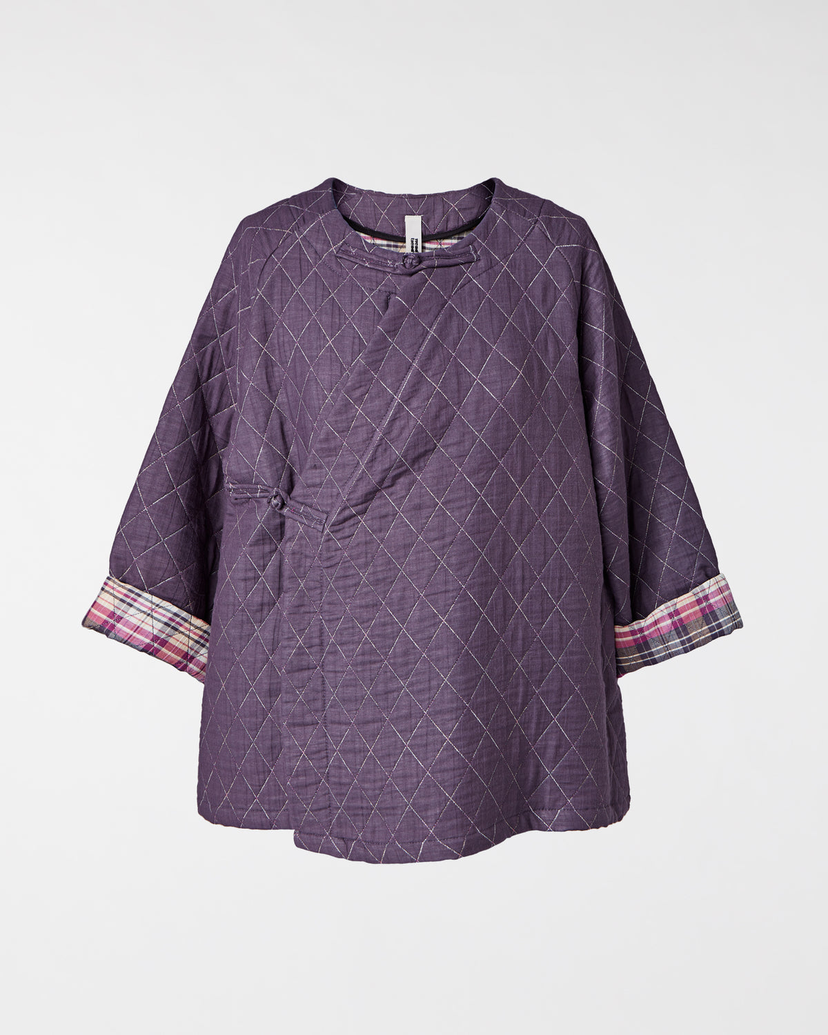 CAPPOTTO TRAPUNTATO CON CHIUSURA AD ALAMARI