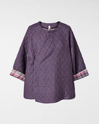 CAPPOTTO TRAPUNTATO CON CHIUSURA AD ALAMARI