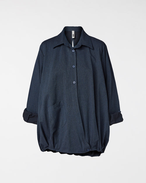 PINSTRIPED BALLOON SHIRT