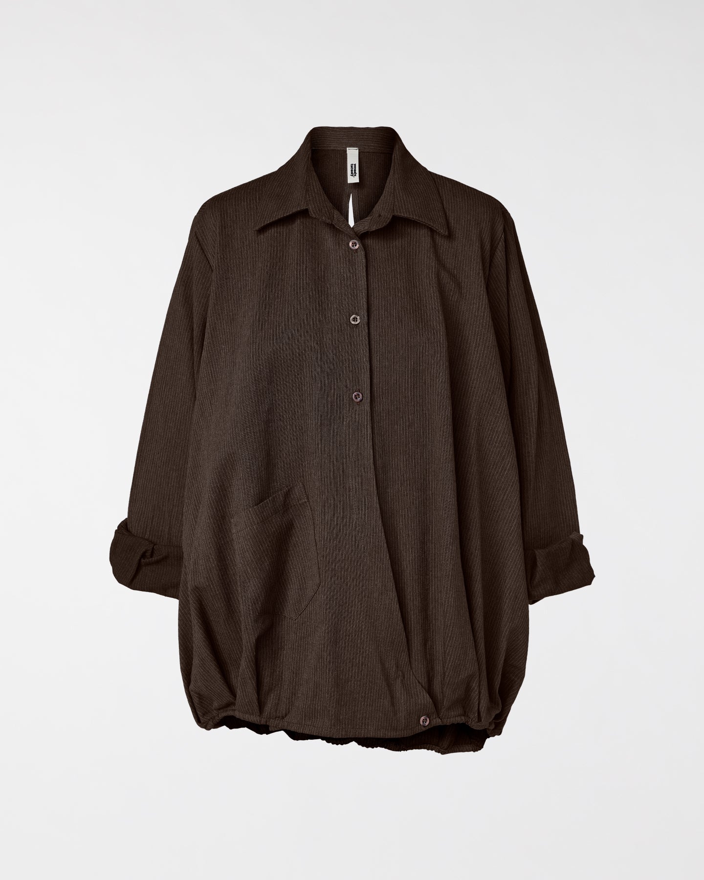 PINSTRIPED BALLOON SHIRT