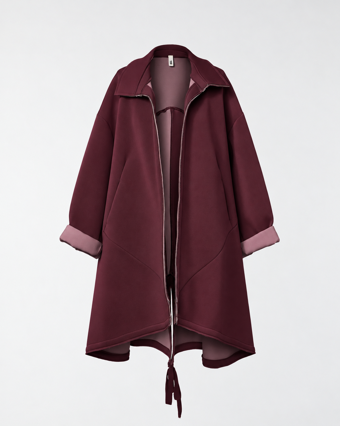 FLARED NEOPRENE COAT
