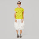 T-SHIRT WITH PLEATS DETAILS