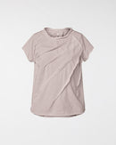 T-SHIRT WITH PLEATS DETAILS