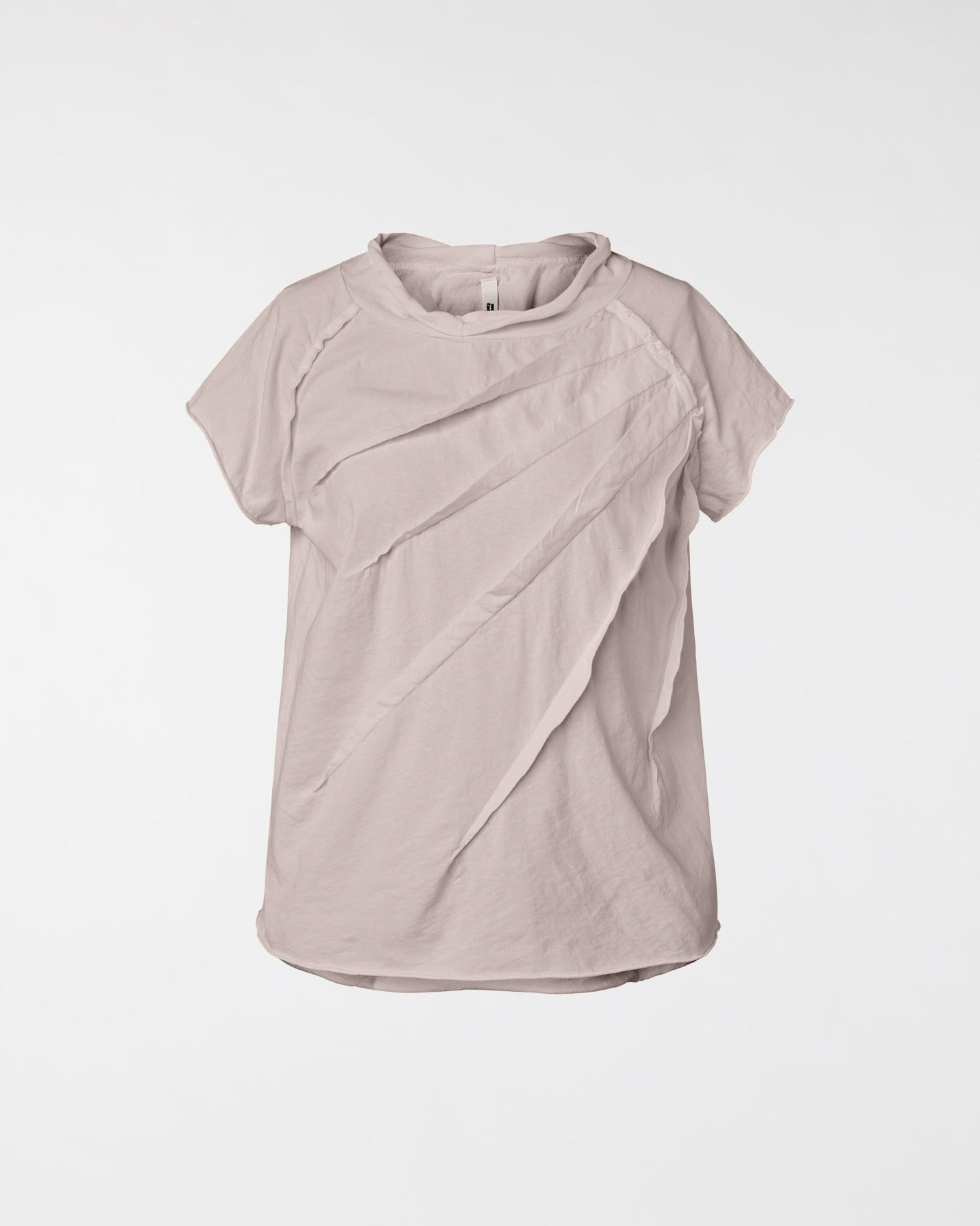T-SHIRT WITH PLEATS DETAILS