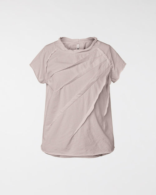 T-SHIRT WITH PLEATS DETAILS