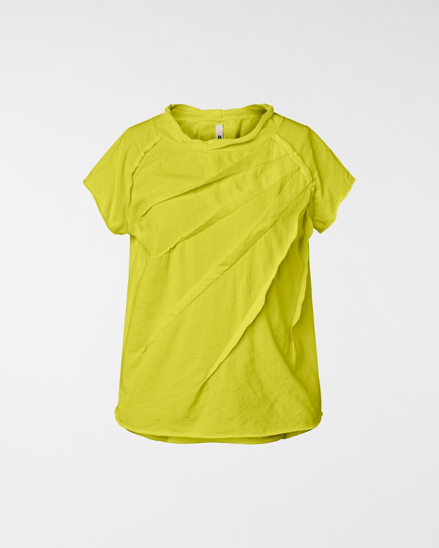 T-SHIRT WITH PLEATS DETAILS