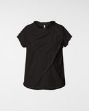 T-SHIRT WITH PLEATS DETAILS