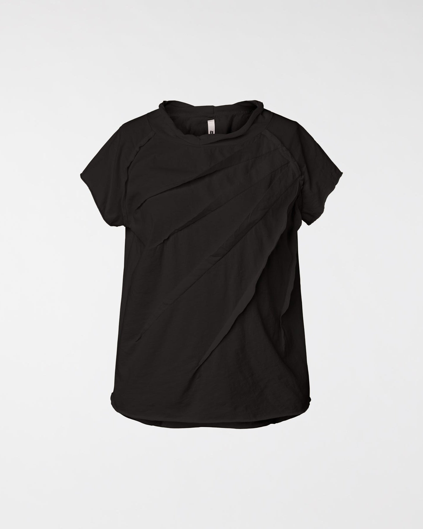 T-SHIRT WITH PLEATS DETAILS