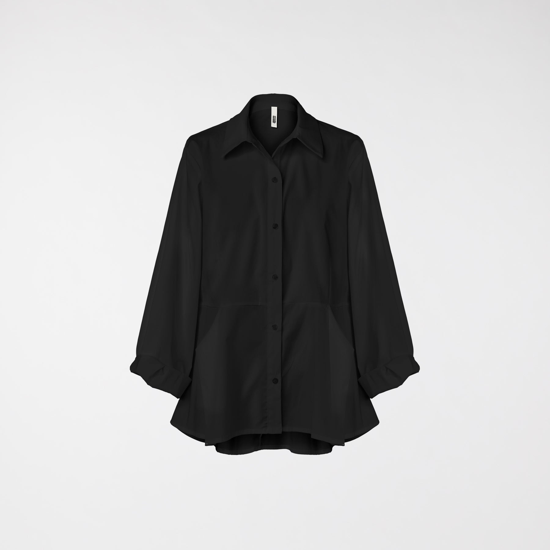 CAMICIA A QUADRETTI CON PIEGHE