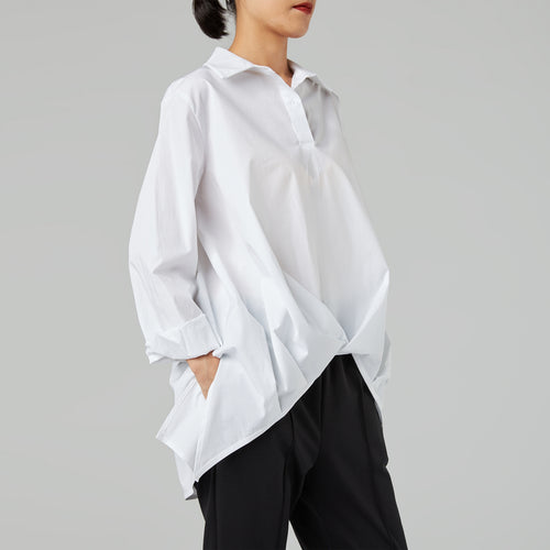SHIRT WITH FRONTAL TWIST