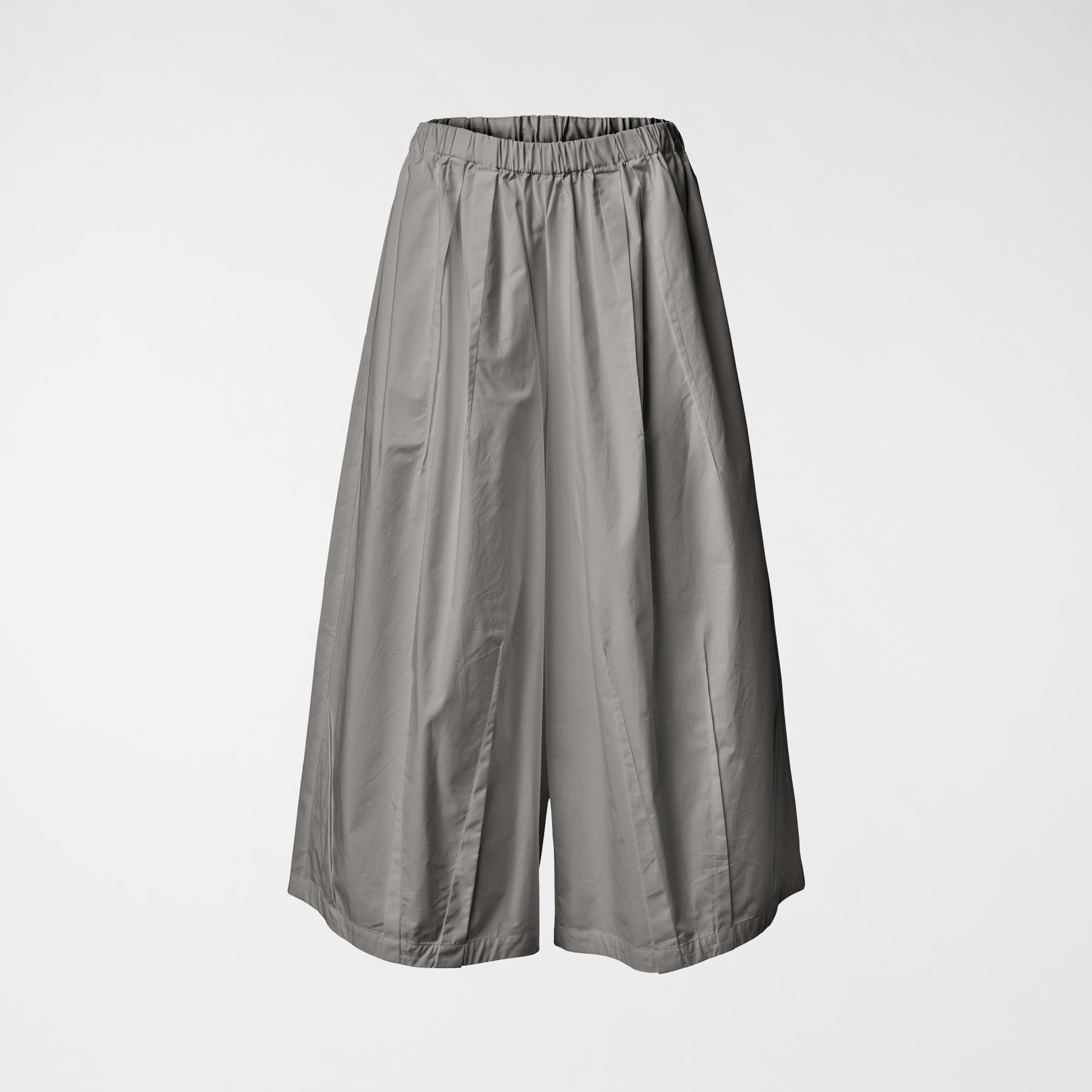 PANTALONI IN POPELINE DI COTONE CON PINCES