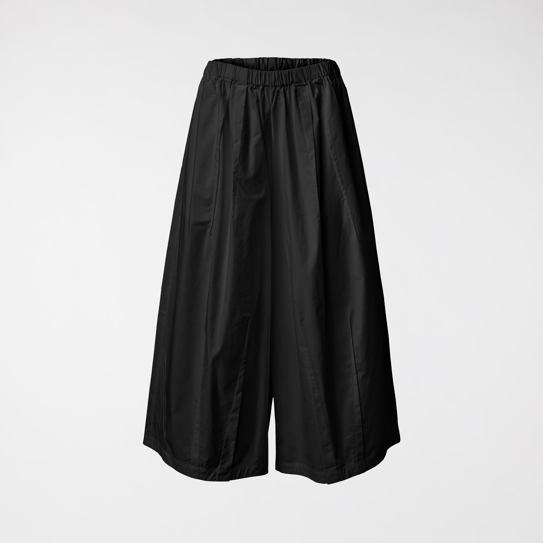 PANTALONI IN POPELINE DI COTONE CON PINCES